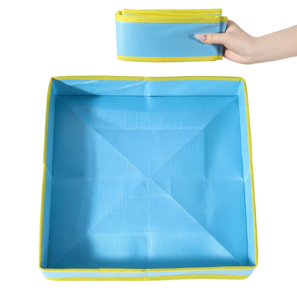 Kinetic Sand Mold - 38x38cm PVC Opvouwbare Herbruikbare Reinigingsbak Kinderen