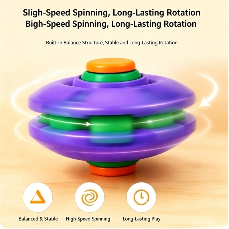 Kids Toys Kids Toys - 1PCS Transformeerbare Fidget Spinner Bal Druk