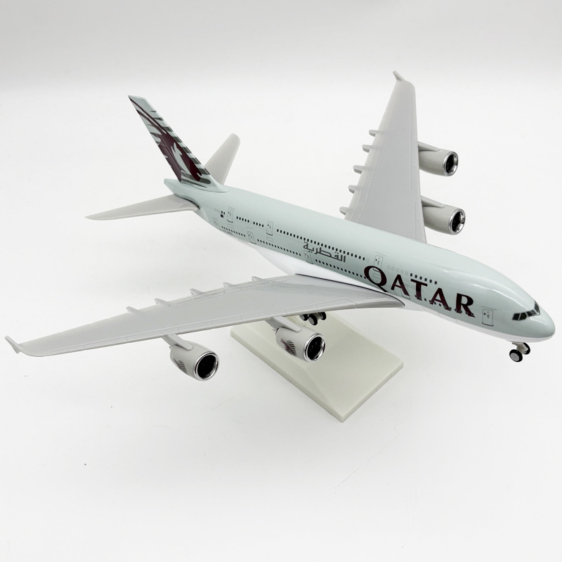 Kids Toys Qatar - Airbus A380, Qatar Airways, schaalmodel van