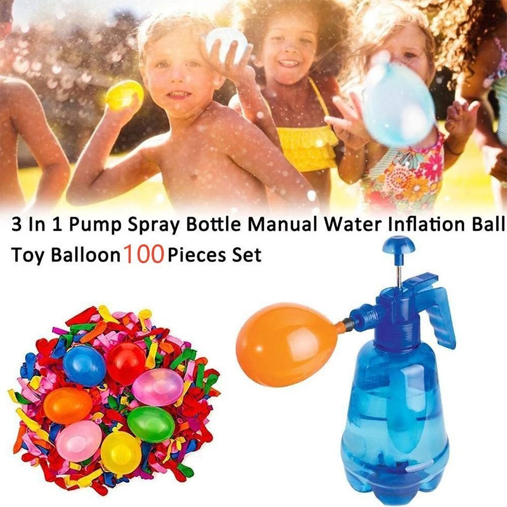 Water Balloon Set - Plastic waterballonpomp Buitenspeelgoed Ballonnen Draagbare watervulset
