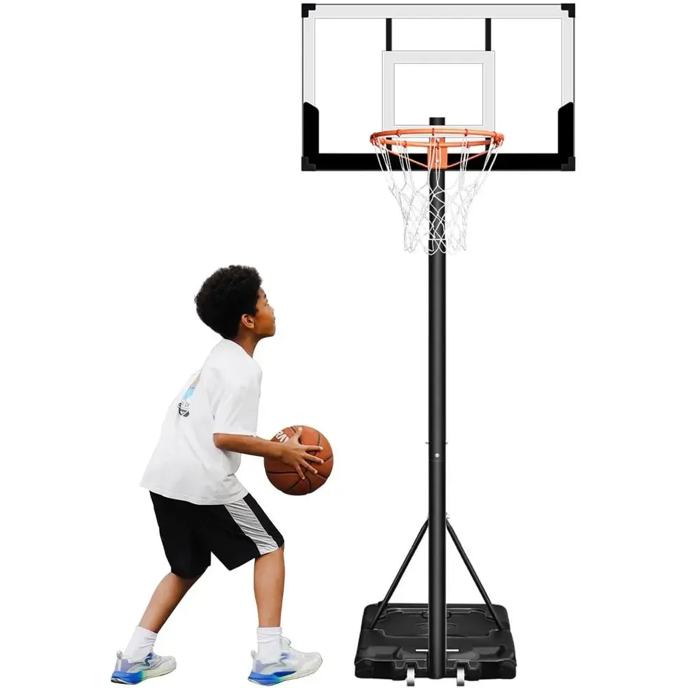 Basketball Hoop Kids Indoor - Verstelbare buitenbasketbalring voor kinderen & volwassenen,
