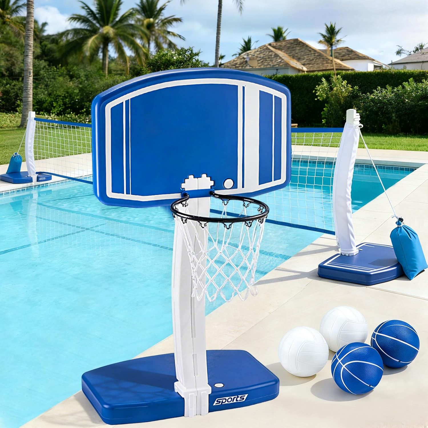 Bovengrondse zwembad basketbal - Kids Toys Kids Toys recensie en prijs