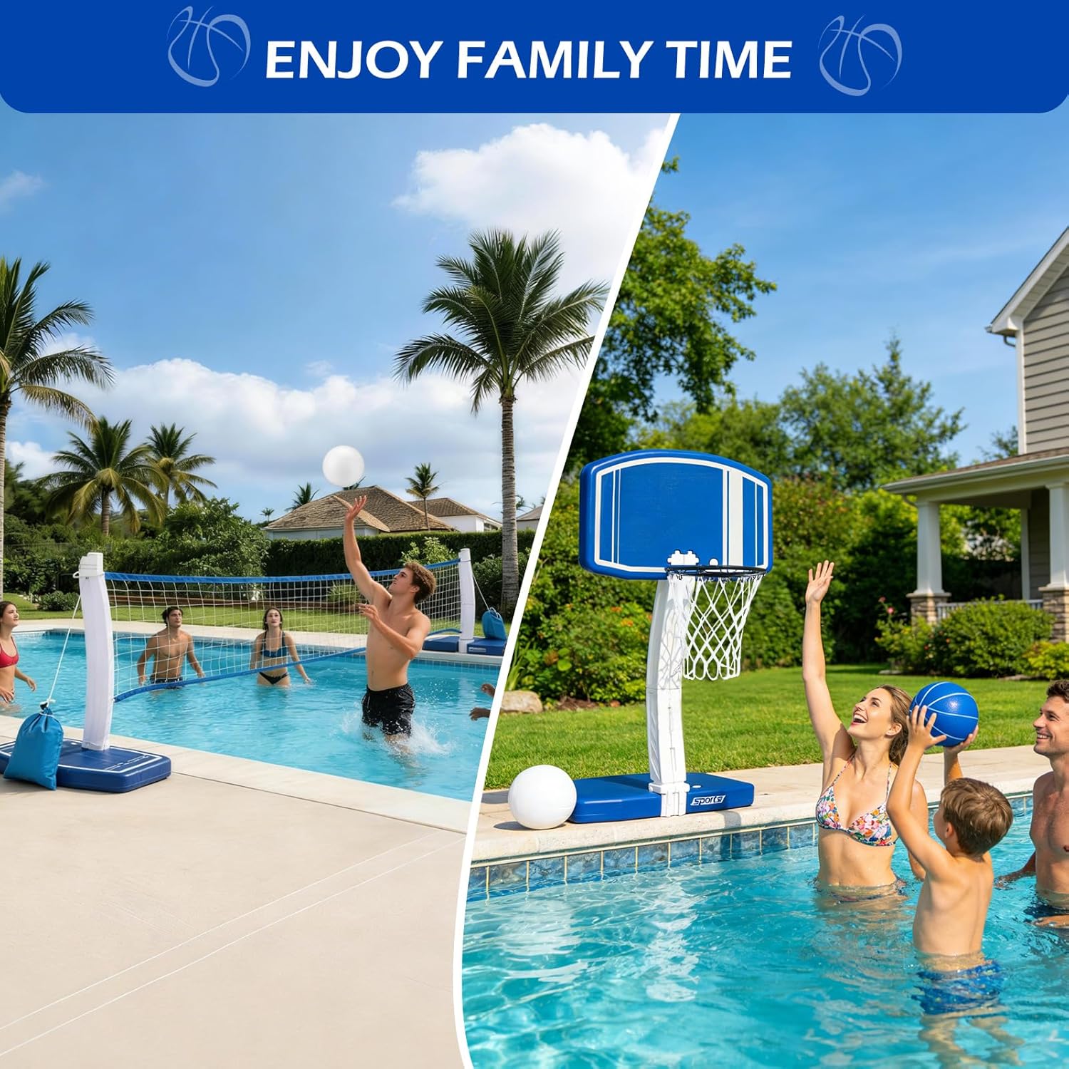 Bovengrondse zwembad basketbal - Kids Toys Kids Toys recensie en prijs