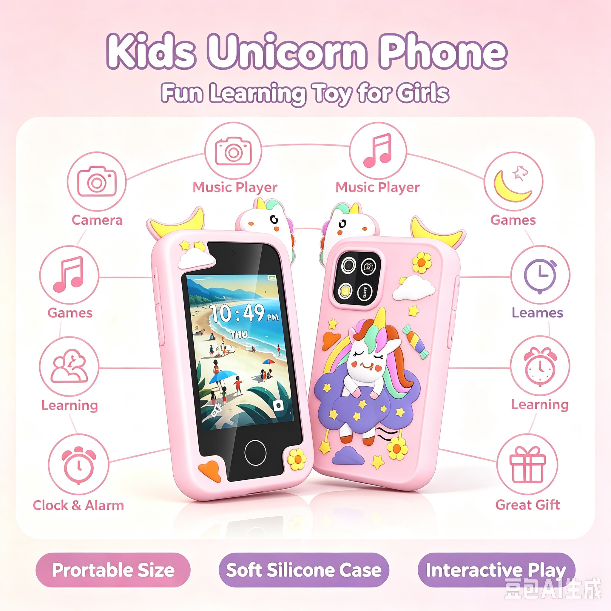 Slimme speelgoedtelefoon voor  - Kids Toys Smartphone recensie en prijs