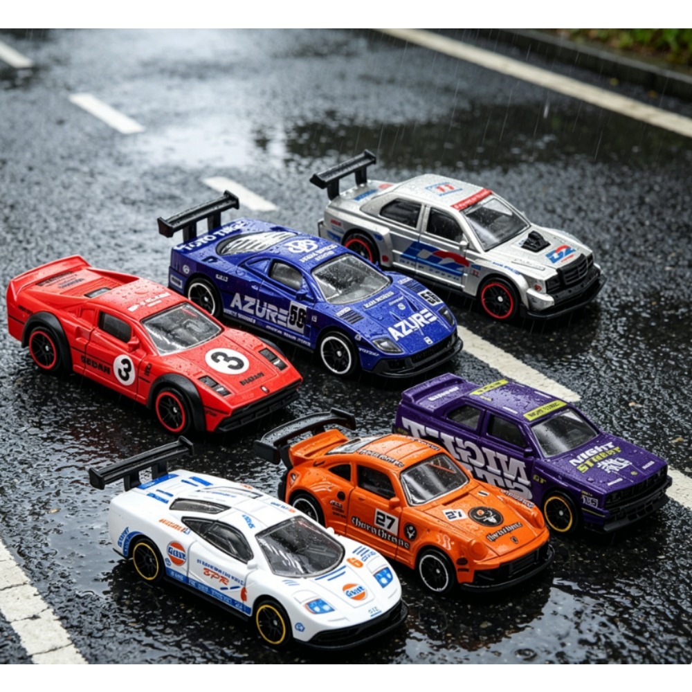 6-delige set retro raceauto's  - Kids Toys Amazon recensie en prijs