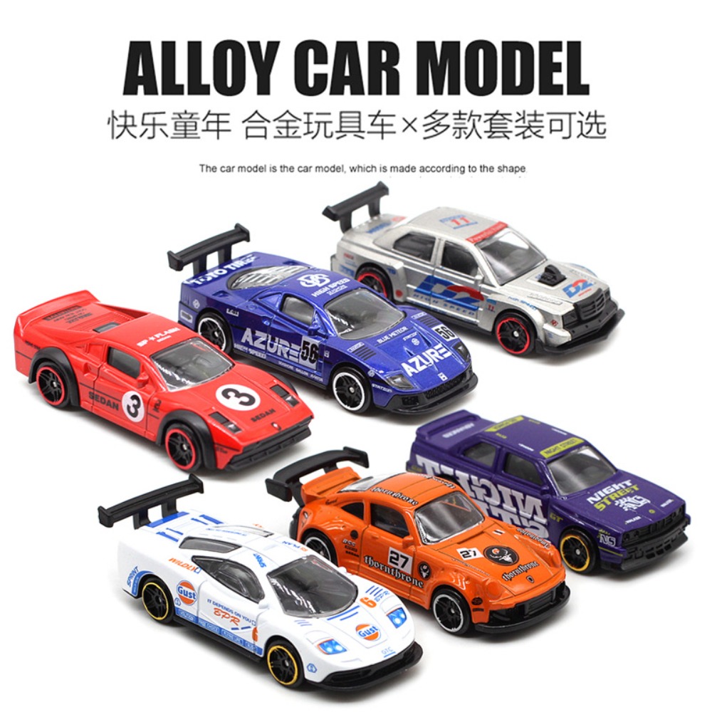 6-delige set retro raceauto's  - Kids Toys Amazon recensie en prijs