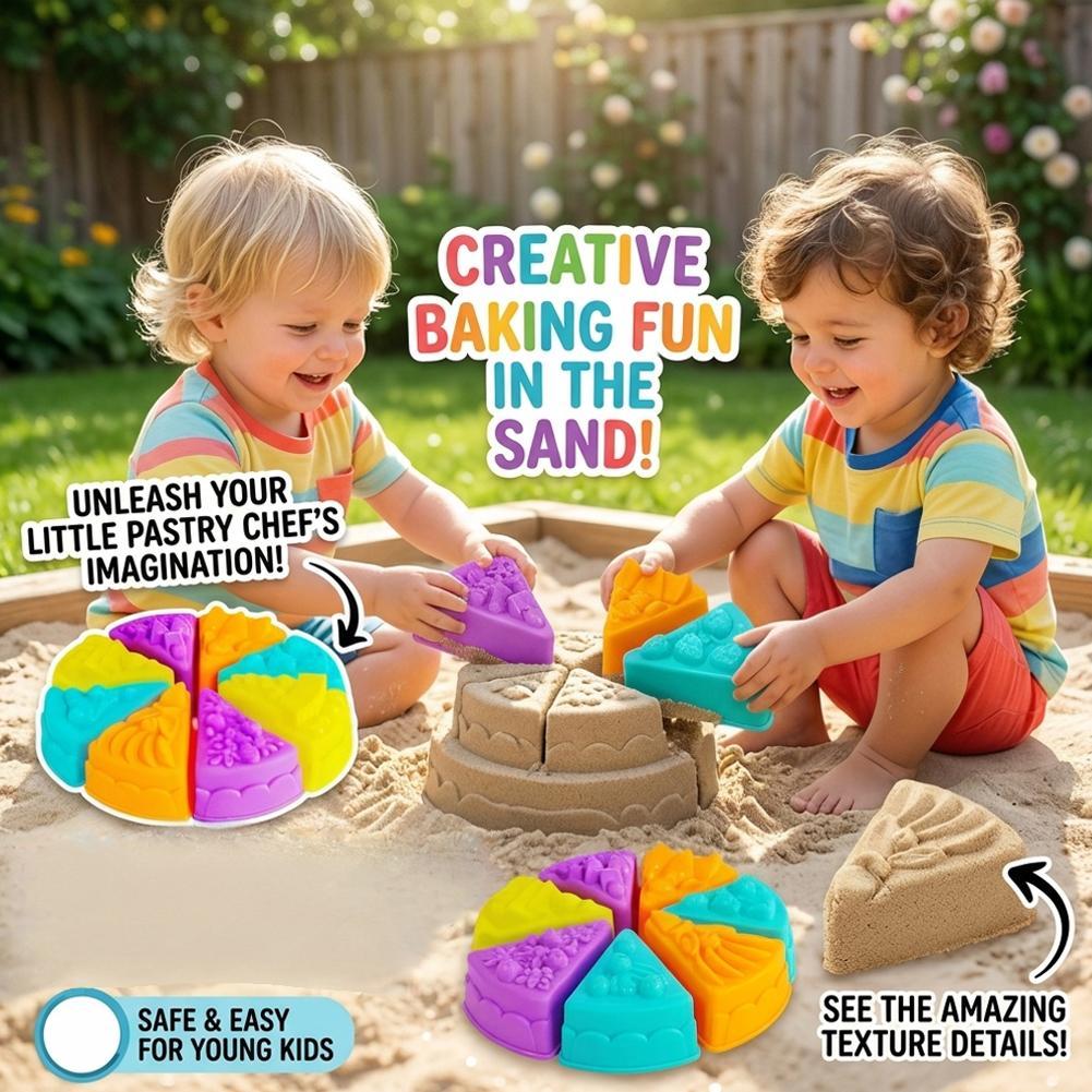 Taartzandvorm Speelgoed 8 Stuk - Kinetic Sand Mold recensie en prijs